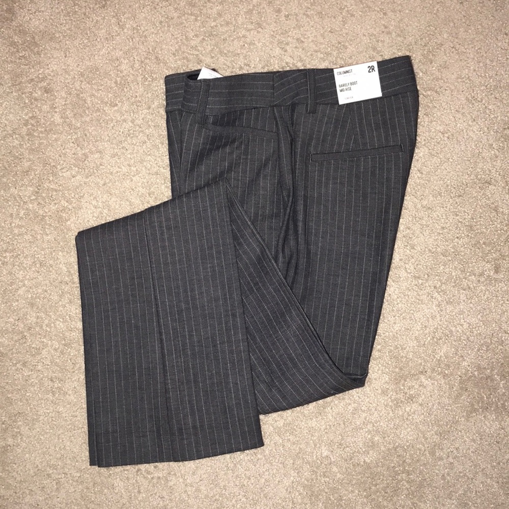 Express Columnist Barely Boot Mid Rise Pant